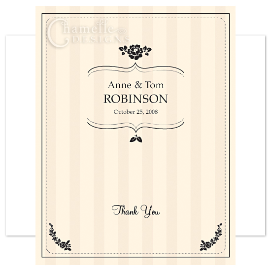  'Peach flora' stationery design by Chamelle Designs